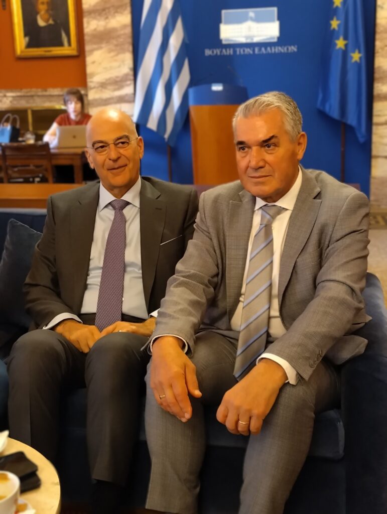 Συνάντηση κ. Κυριαζίδη με Υπουργό Άμυνα κ. Δένδια με για την κατανομή δασικών συστάδων στους δασικούς συνεταιρισμούς στη Ζώνη Ασφάλειας Προκάλυψης (Ζ.Α.Π.)