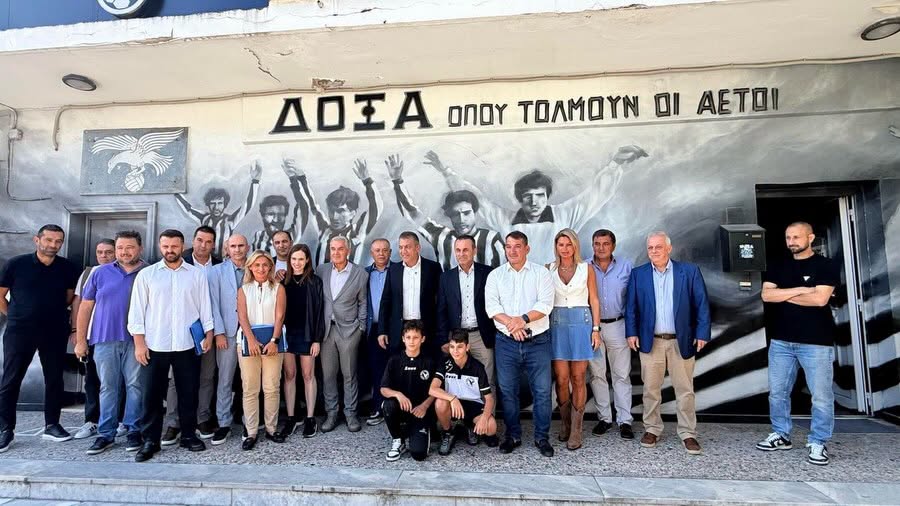 Επίσκεψη Αναπληρωτή Υπουργό Αθλητισμού, Γιάννη Βρούτση.